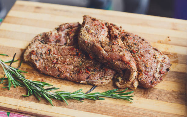 istock fresh pork meat on a cutting board 862657758