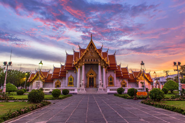 istock Wat Benchamabophit (the Marble Temple) in Thailand 862660316