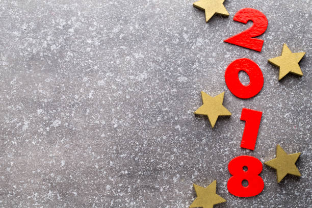 istock Christmas wooden decor on the snow background. 862660400