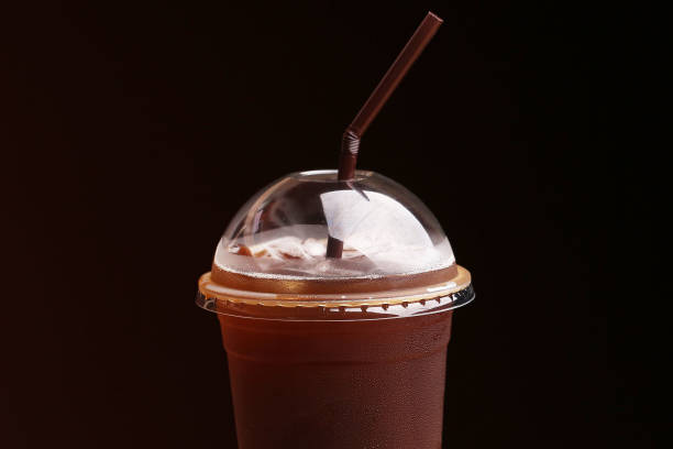 istock Ice americano , Black coffee and coffee beans 862664126