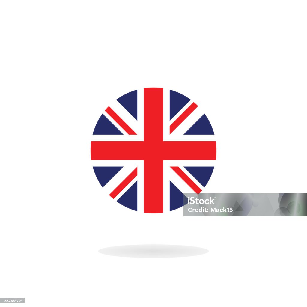동그라미 형태로 유니온 잭입니다 벡터 아이콘입니다 영국의 국기 영국 국기에 대한 스톡 벡터 아트 및 기타 이미지 - 영국 국기,  아이콘, 원형 - Istock