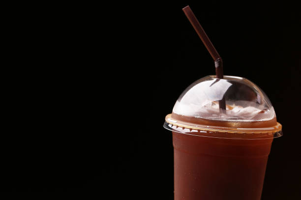 istock Ice americano , Black coffee and coffee beans 862664840