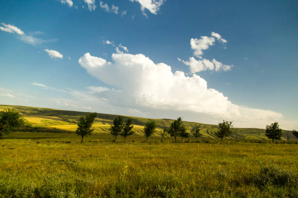 istock beautiful landscape with clouds in the sky 862670930