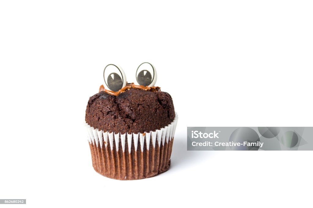 Chocolate Muffin With Edible Eyes Stock Photo - Download Image Now - Baked,  Baked Pastry Item, Bakery - iStock