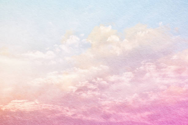 istock image of abstarct patel clouds and sky with texture 862680530