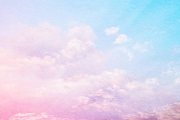 istock image of abstarct patel clouds and sky with texture 862680696