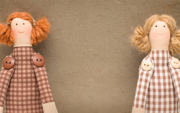 istock Vintage background with handmade toy 862693534