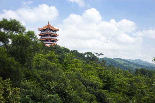 istock chinese temple on the mountain 862700104
