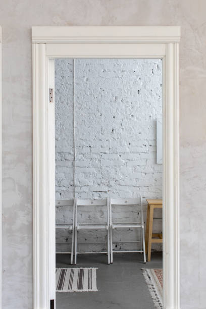 istock Doorway view from into hall concept of waiting 862700396