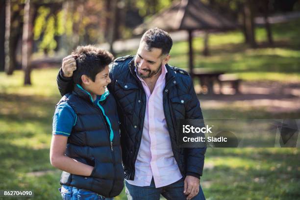 Confidential Conversations Stock Photo - Download Image Now - Teenager, Autumn, Day