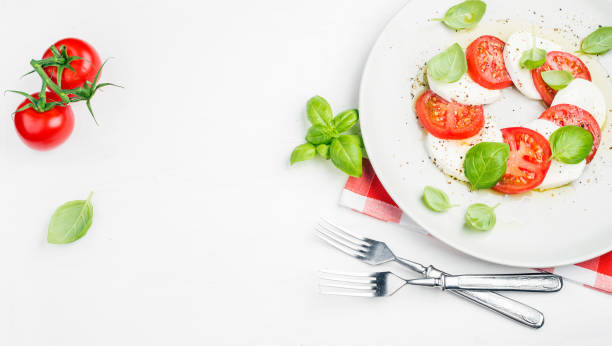 istock CLassic Italian Caprese salad with tomatoes, mozzarella di Buffala and fresh basil 862707860