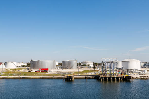 istock Tanks at Coastal Petroleum Operation 862721066
