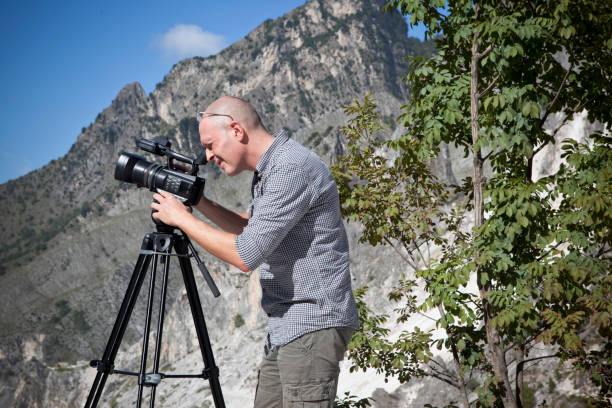 istock Filming in Marble Qaurry. Carrara. 862725716
