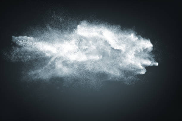 istock Abstract design of white powder snow cloud 862732070