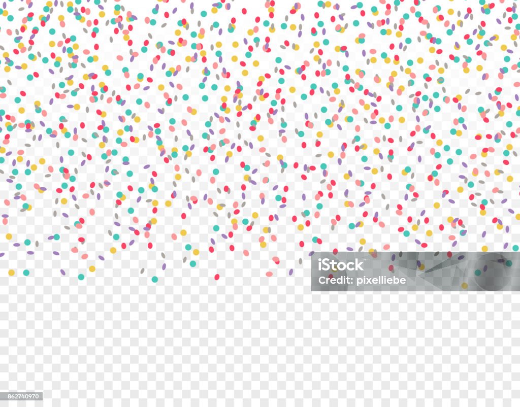 confetti colorful background Confetti stock vector