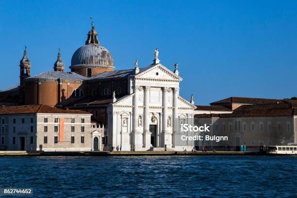 View On The San Giorgio Maggiore Church Island In Venice Italy From The Sea 20170822 Stock Photo - Download Image Now