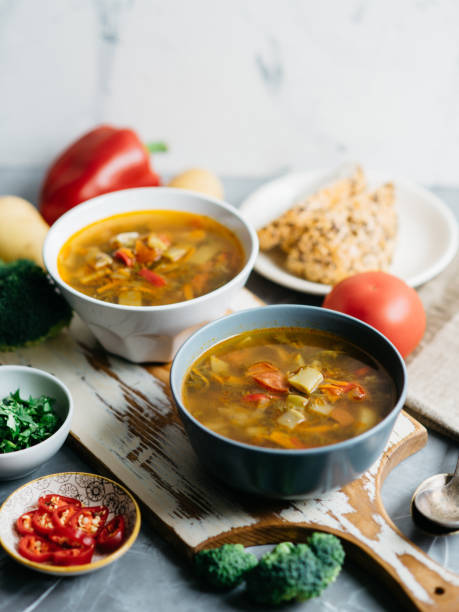 istock vegetable soup made of green beans 862750684