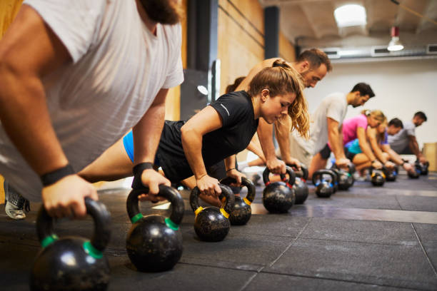 istock Cross training gym, exercising and focus concepts. 862751524