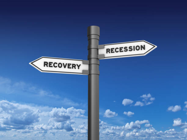 istock Recession Recovery Directional Sign 862751668