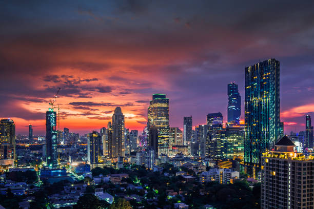 istock Modern building increasing number in Bangkok 862759760