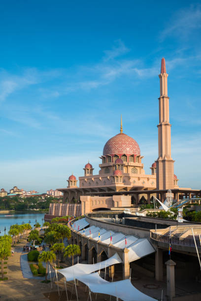 istock Putra Mosque or pink masjid in Putrajaya, Malaysia. 862759842