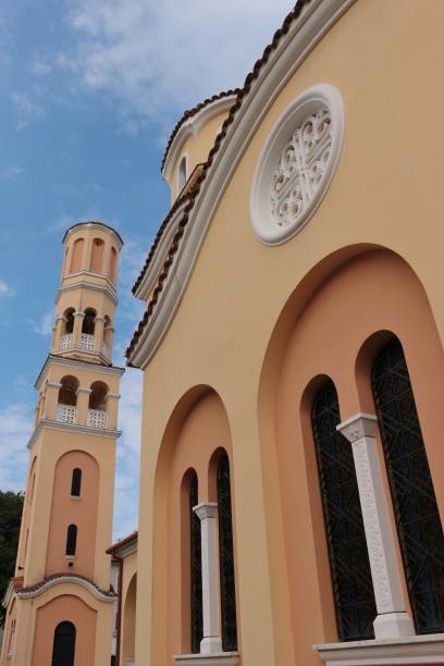 istock Orthodox church in the center of Shkoder, Albania. 862772978