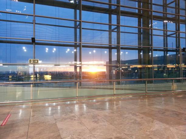 istock Alicante airport sunset 862774292