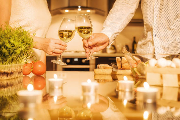istock Couple on the kitchen cooking together. 862826032