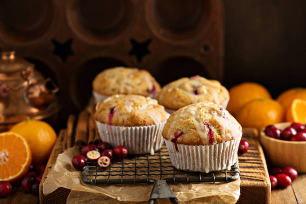 istock Orange and cranberry muffins 862845740