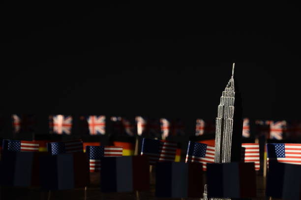 istock Empire State Building and the world 862921030