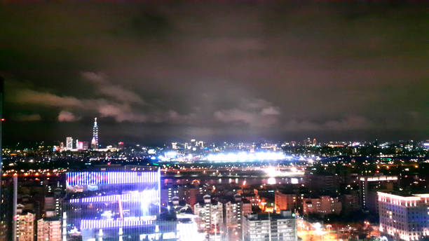 istock Taipei city from Miramar Ferris Wheel 863018778