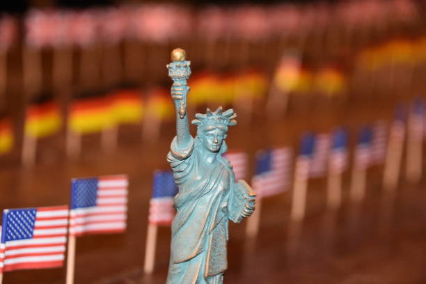 istock Statue of Liberty  and the world 863019686