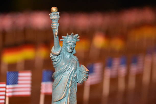 istock Statue of Liberty  and the world 863019838