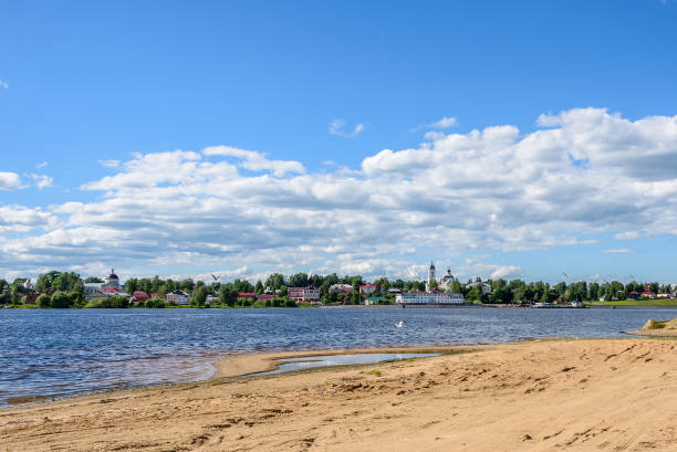 istock View of the Russian town of Myshkin from the Volga river 863028006