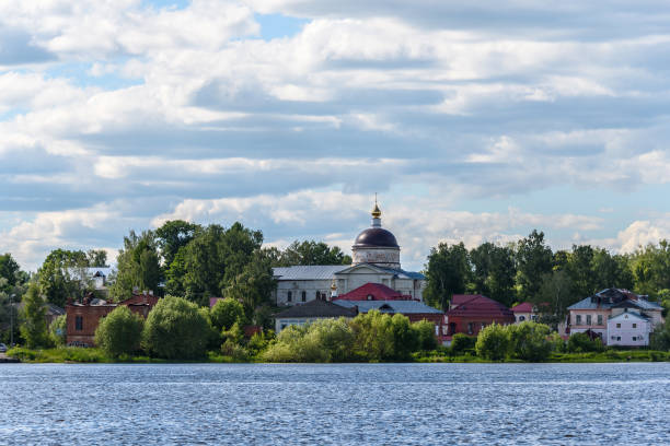 istock View of the Russian town of Myshkin from the Volga river 863028014