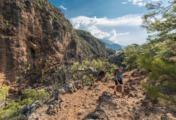 istock Ascending from the Skilolakkos Gorge, Crete. 863028026