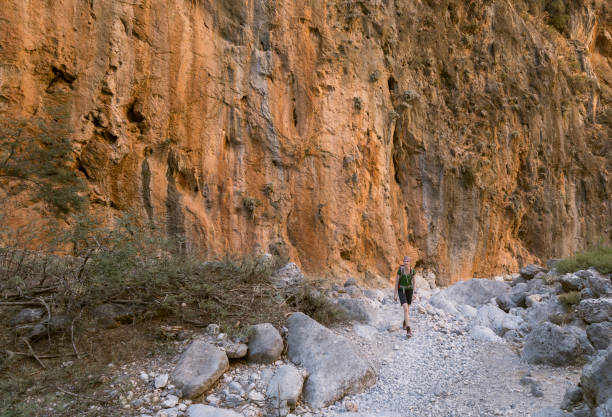 istock Colorful Aredena Gorge Hiking, Crete. 863038406