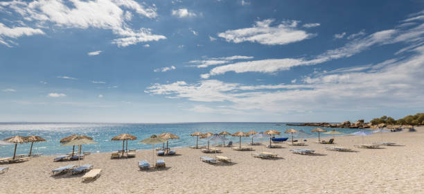 istock Quiet Gialiskari Beach, Crete. 863093124