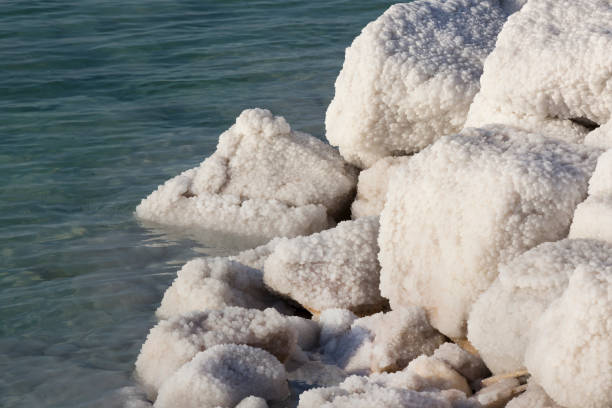 istock Dead Sea salt deposits stones 863093488