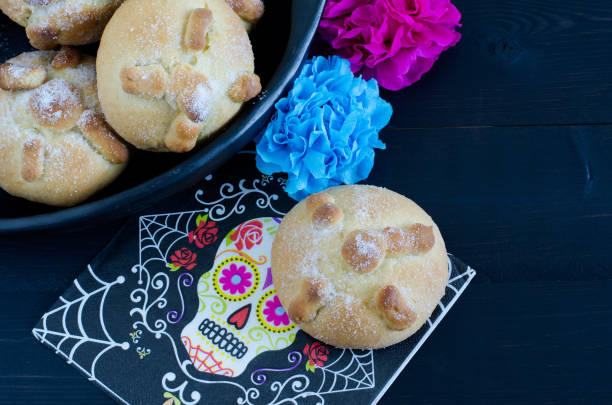 istock Fiesta mexicana, bread of death. 863096416