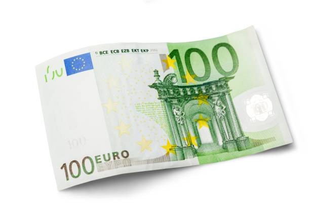 valuta cartacea. - one hundred euro banknote foto e immagini stock