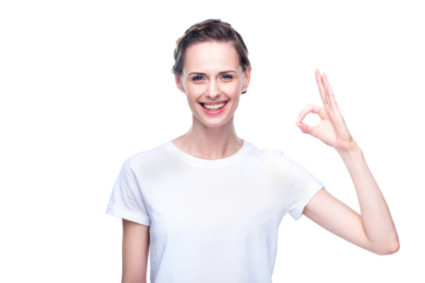 istock woman with ok sign 863133512
