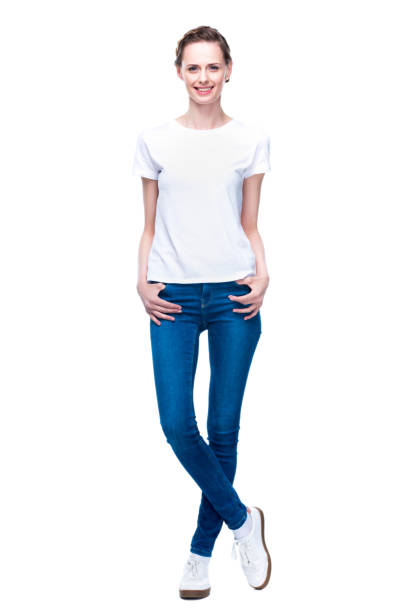 istock woman in white t-shirt 863138954