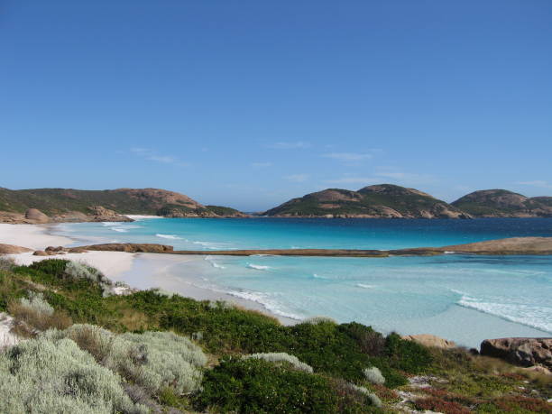 istock White beach and turquoise sea 863147662
