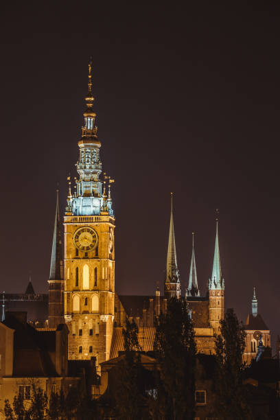 istock architecture gdansk, old city in europe at night 863148364