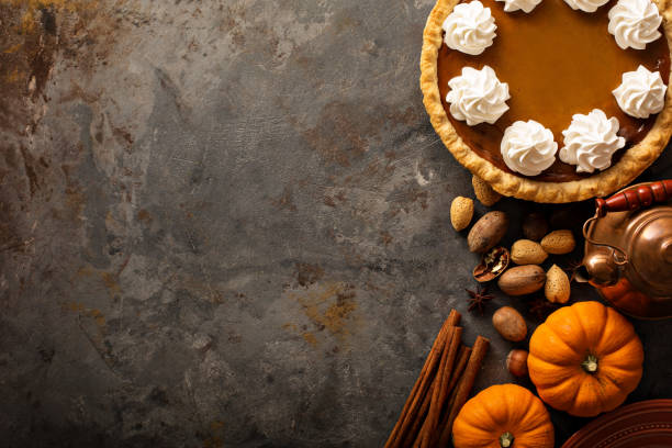 istock Pumpkin pie with whipped cream 863163712