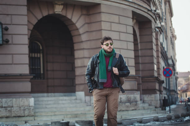 istock Young hipster man outdoors 863167388