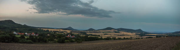 view from the high hill in the czech republic