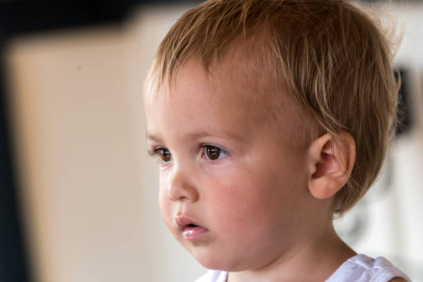 istock Male Toddler Profile 863171634