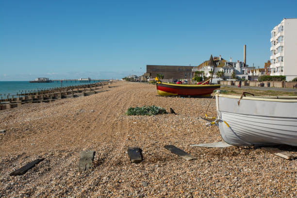 istock Worthing beach and Seafront, West Sussex, England 863191338